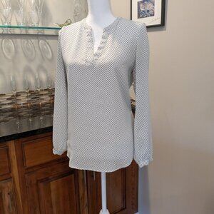 Vintage Lightweight Soft Polka Dot Blouse with Long Sleeve by Adrianna Papell